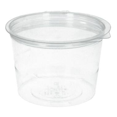 SALADEBAK + DEKSEL TRANSPARANT 750cc Ø14cm  200st
